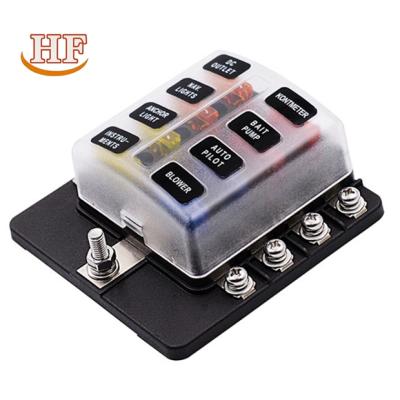 China High quality yes 8 way fuse box with LED light indicator and protection cover for circuit breaker for sale