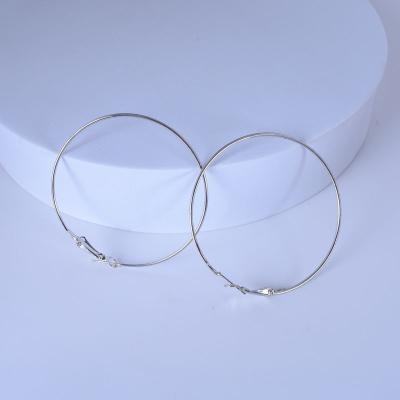 China 00399-39 fashionable cute earring 00399-39 simple earring gold women gold earring design circle earring even custom for sale