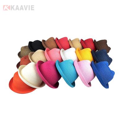 Chine Couleur mignonne de Straw Sun Hats Sun Protection Pantone de plage d'été à vendre