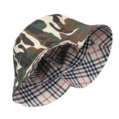 China OEM ODM Organic Cotton Bucket Hat 60cm Unisex Custom Camo Hats for sale