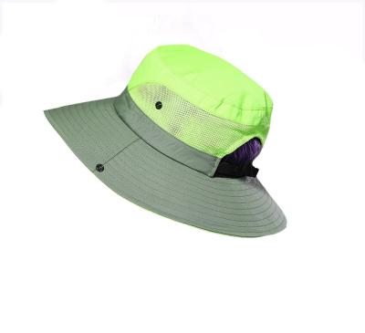 China In te ademen Mesh Outdoor Fisherman Hat Lightweight 54cm voor Jonge geitjes Te koop