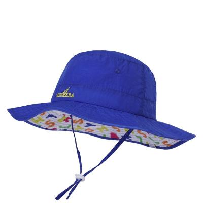 China Blauw 58cm UV30+ Safari Sun Protection Bucket Hat met Halsklep Te koop