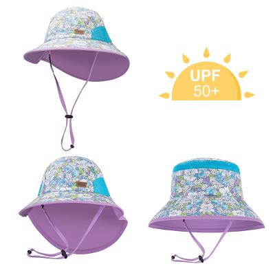 China Summer Breathable Mesh Bucket Hat UPF 50+ Childrens Sunhats ODM for sale