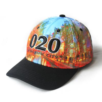 China OEM ODM Embroidery Outdoor Baseball Caps 6 Panel For Round Face for sale