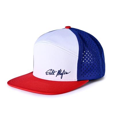 Κίνα Βαμβάκι 6 επιτροπή Snapback ΚΑΠ ο επίπεδος Μπιλ 7 ODM περάτωση Snapback τρυπών προς πώληση