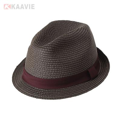 Cina 58cm su misura Straw Panama Hat Womens Beach normale Straw Hats For Sun Protection in vendita