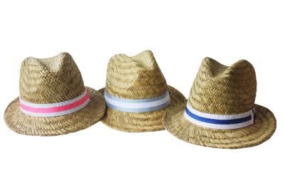 Chine Straw Lifeguard Hat d'herbe d'OEM des femmes naturelles de Straw Sun Hats 56cm à vendre