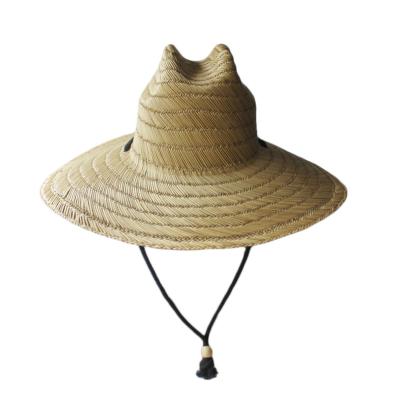 Chine Herbe de Straw Sun Hats Natural Hollow de plage de ressac d'ODM pour des femmes de l'homme à vendre