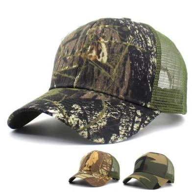 Chine L'OIN a approuvé le camouflage Mesh Cap que 3D a brodé le panneau du chapeau 6 de camionneur à vendre