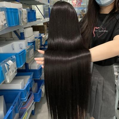 China 180% Destiny Brazilian Pre Pluck Human Hair Soft Thick Shedding Barely Shedding Wig, Bleached Swiss Knots HD Lace Headband Virgin Hair Lace Front For Black Women Wig for sale