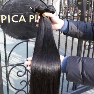 China Barely Soft Smooth Thick Shedding Cuticle Aligned Virgin Hair , Raw Cambodian Human Hair Seller Free Sample Wholesale Hair Bundles for sale