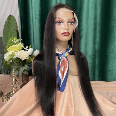 China Barely Shedding Soft Thick Smooth Brazilian Virgin Hair Wigs Wholesale Brazilian Raw Virgin Mink Hair Wigs Pre Plucked Hd Lace Frontal Wigs For Black Women for sale