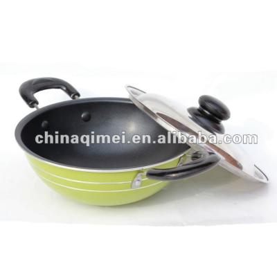 China Non Stick Aluminum Wok Sustainable for sale