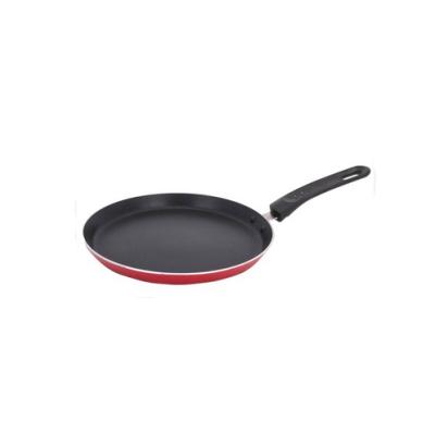 China Sustainable Non-Stick Aluminum Shallow Bottom Spiral Bottom Non-Stick Frying Pan for sale