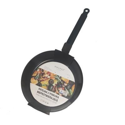 China Non Sustainable Stick Carbon Steel Frying Pan Kitchen Pan for sale