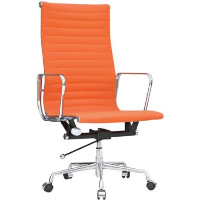 China (Size)Adjustable Modern Orange Leather Office Chairs Swivel RF-S071D for sale