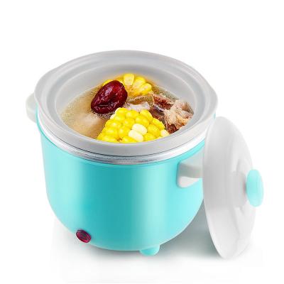 China Super Mini Rice Cooker And Slow Cooker With Ceramic Inner Pot 0.6L Baby Feeding Food Mini Slow Cooker for sale