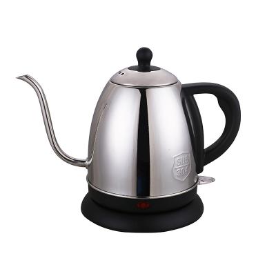 China 360 Degree Rotating Base 1.0L Gooseneck Electric Kettle For Pour Over Drip Coffee And Tea, 1500W Fast Boil for sale