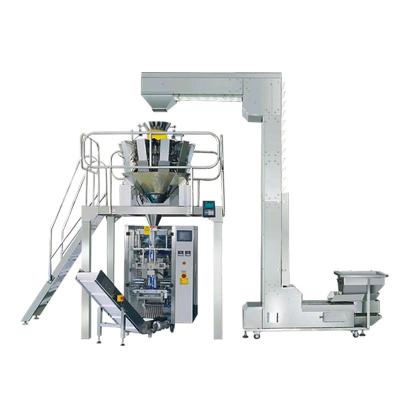 China Full Automatic Cooking Oil Plant Potato Chips Weighing And Packing Machine for sale