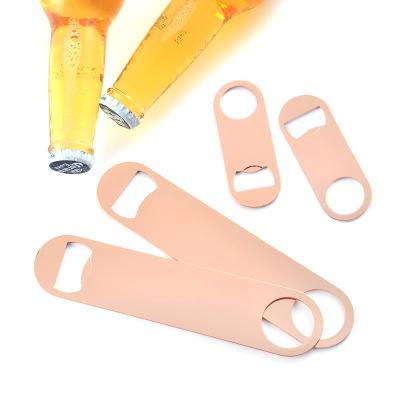 China High Speed ​​Stainless Steel Opener Bottle Opener Bar Blade Viable Single Flat Home Wedding Party Hotel Durable Stainless Steel Beer Kitchen for sale