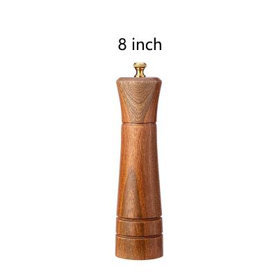 China Viable Home Kitchen Appliances Salt Grinding Wooden Manual Pepper Grinder Multifunctional Grinder for sale