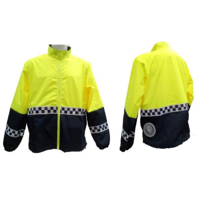 China Water Proof Summer Running 5V Air Conditioned Clothes Fan Jacket With Two Fan for sale