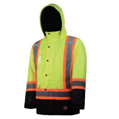 China Custom Made Reflective Waterproof High Visibility Motorcycle Jackets Workwear Water Proof Safety Running Jacket for sale