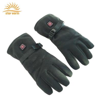 China High Quality Water Proof OEM Rechargeable Lithium Battery Heated Warm Gloves For Outdoor Winter for sale