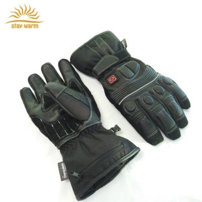 China Rechargeable Hand Gloves Cold Weather Lithium Battery Motorcycle Heated Gloves for sale