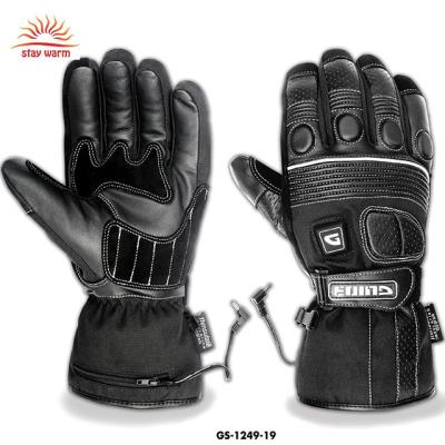 China Hand Gloves Winter Ski Gloves Men Women Rechargeable Electric Warm Heating Battery Powered Heating Gloves Waterproof Thermal Insulate for sale