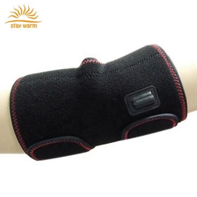 China Spandex/Nylon/Polyurethane Polyester/Far Infrared 5V Battery Heated Elbow Therapy Wrap For Elbow Pain Relief for sale