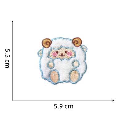 China Sustainable Bag Patches Sticker Shirts DIY Jeans Backpack Badge Apparel Applique Fabric Embroidery DIY Decorative Patch for sale