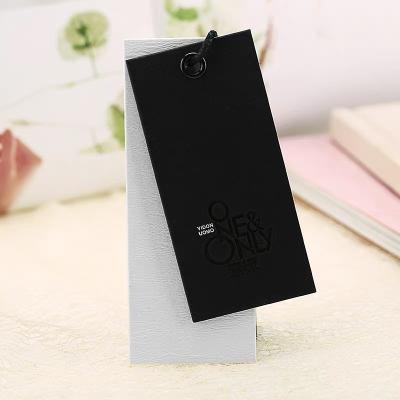 China Sustainable Custom Luxury Cardboard Hang Tag Printing Paper Brand Hang Tags For Clothing for sale