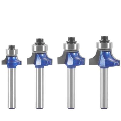 China High Quality Furniture 1pc 6 Leg Router Bit Round Corner Round Over Edge Tungsten Carbide Milling Cutter for sale