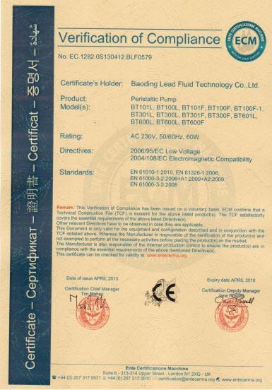 CE - Baoding Lead Fluid Technology Co., Ltd.