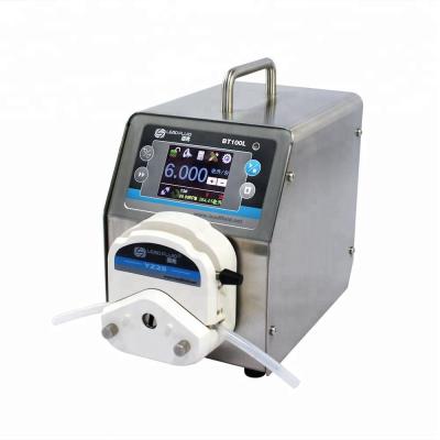 China Automotive industry LEAD BT100L LIQUID flow tubing peristaltic pump physics pharmacy dosing peristaltic pump for sale