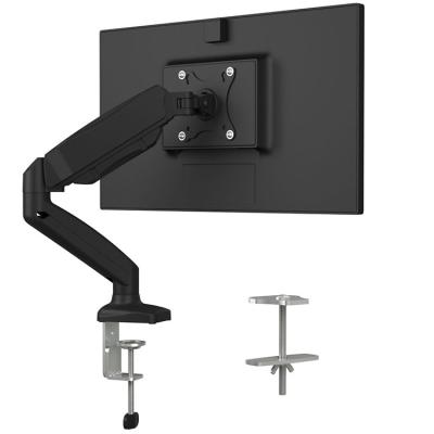 China Plastic + Steel Desktop Computer Monitor Stand Arm with Height Adjustable Shock Absorber for Computer Monitor 13