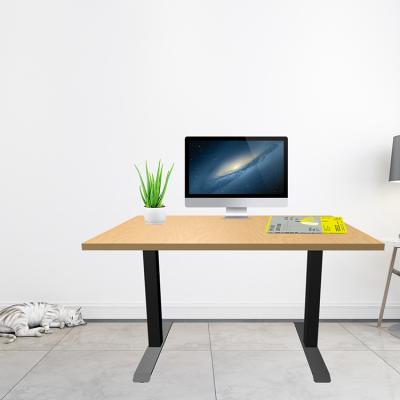 China (Height) Adjustable Electric Ergonomic Stand Up Desk With Dual Motor Expandable Desk Frame for sale