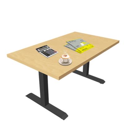 China Hot Selling Adjustable Hot Assembly Quick Desk Ergonomic Automatic Coffee Desk (Height) In Electric Computer Desk for sale