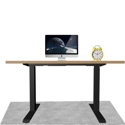 China (Size) FENGYI Adjustable 2 Segments Office Furniture Computer Sit Stand Height Adjustable Office Electric Position Desk for sale