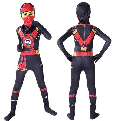 China Wholesale Elastic Breathable Ninja Jumpsuit Japan Costume Suppliers Halloween Cosplay Costumes for sale