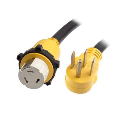 China ETL and CETL Marine Extension Cord 50A Electric Twist Lock RV Marine Rope for sale