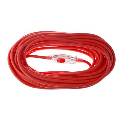 China UNI Home Appliance CABLE Stay Plugged In Locking Indoor/Outdoor Extension Cord 14/3 Plug Gauge 50FT Red for sale