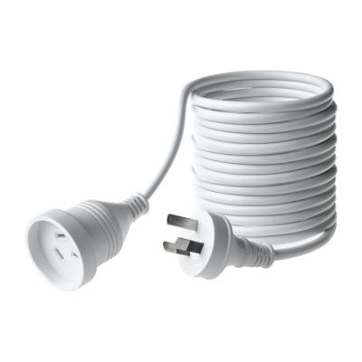 China White home appliance australia saa extension lead 7 meter 240VAC 10AMP for sale