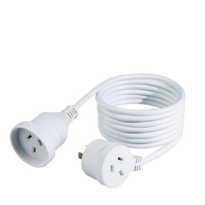 China White Home Appliance CABLE Piggyback Power Extension Lead UNI 240VAC 10AMP 3 Meter for sale