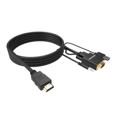 China Conversion OEM and ODM 1080P VGA to HDMI Conveter Adapter with Factory Price 1920*1080P HDMI to VGA Cable for sale