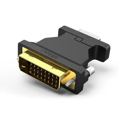 China Data Transmision DVI To VGA Adapter 24+1 DVI-D Gold Plated Converter Male Adapter for sale