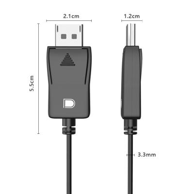 China FOINNEX COMPUTER Displayport 1.4 Cable Displayport Cable Support 8k 60Hz 144Hz Resolution With Factory Price for sale