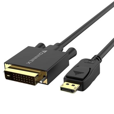 China High Speed ​​COMPUTER DP to DVI Cable Displayport to DVI-D Cable for Monitor for sale