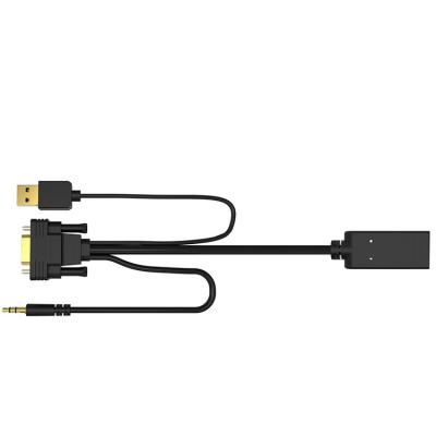 China Conversion Supplier For Sale 60hz 1080P Conversion Box Hdmi To VGA Cable Adapter for sale